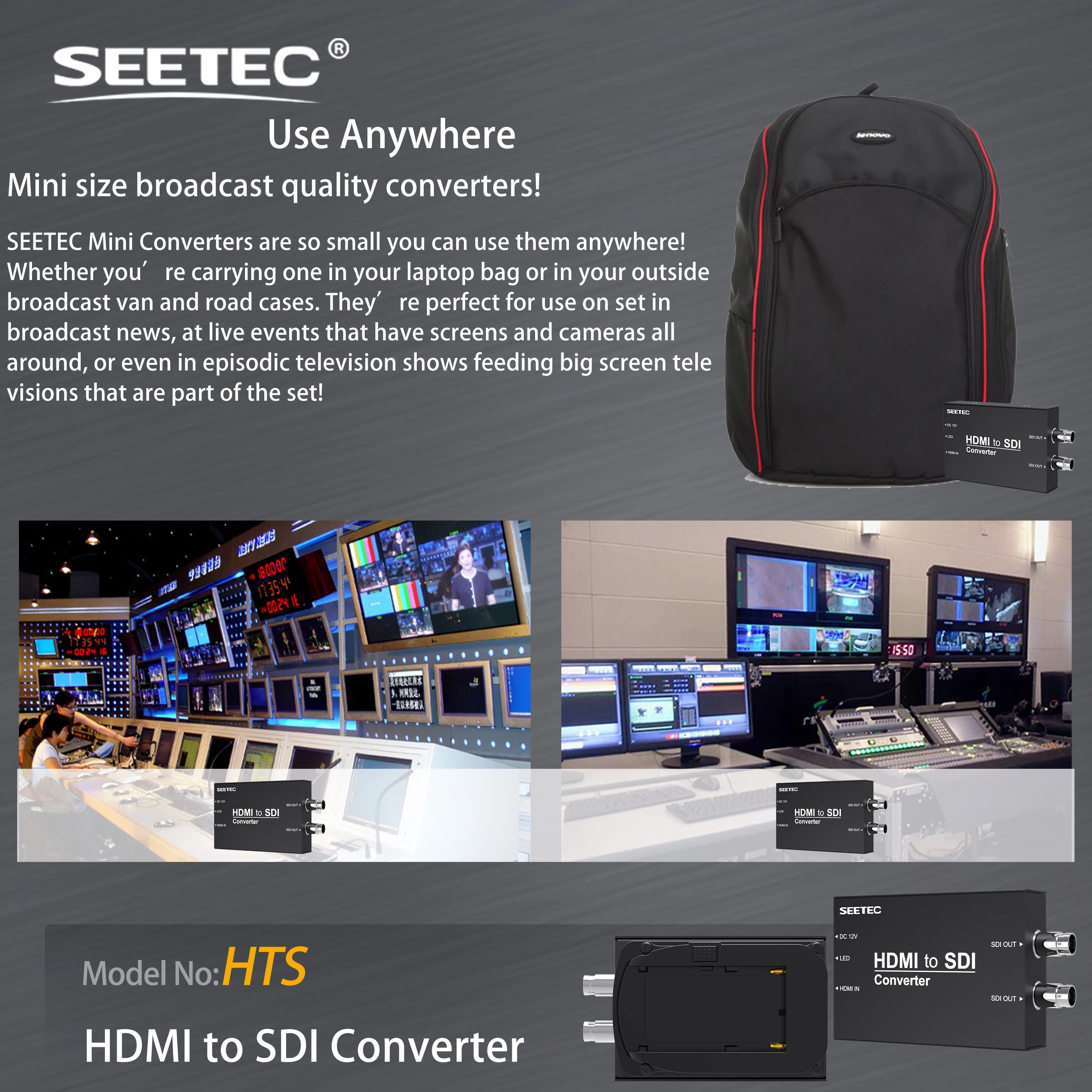 FEELWORLD Professional HDMI to SDI Converter B2B Factory Direct Supply HDMI to SDI Pro Converter for Broadcasting
