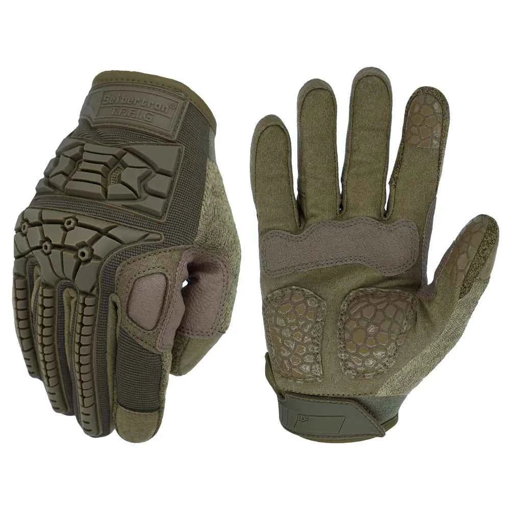 Seibertron T.F.F.I.G 2.0 Tactical Gloves Flexible Rubber Impact Outdoor Gloves for Hunting Hiking Motorcycle Riding Sports