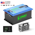 48V(51.2V) LiFePO4 Lithium Golf Cart Battery with 48V 20A Lithium Battery Charger Mobile APP Touch Monitor Perfect for Golf Cart