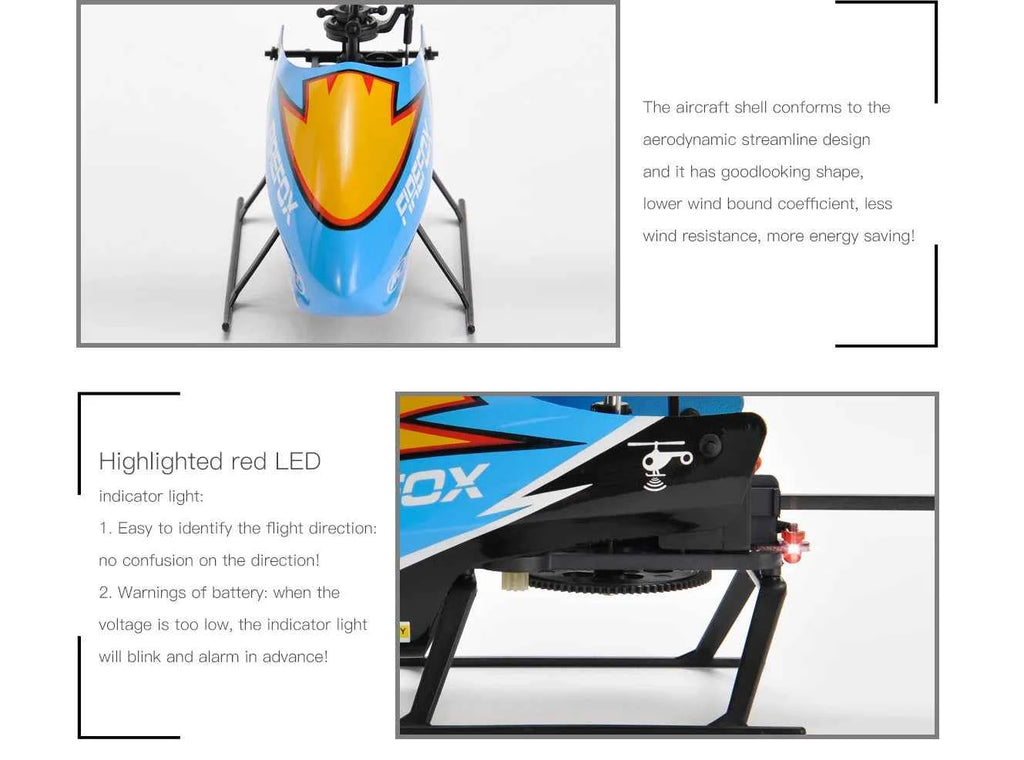 Beginner RTF Automatic Stable RC Helicopter 2.4G 4 Channel Single Propeller Without Aileron E129 C129 Durable Long Flight Time