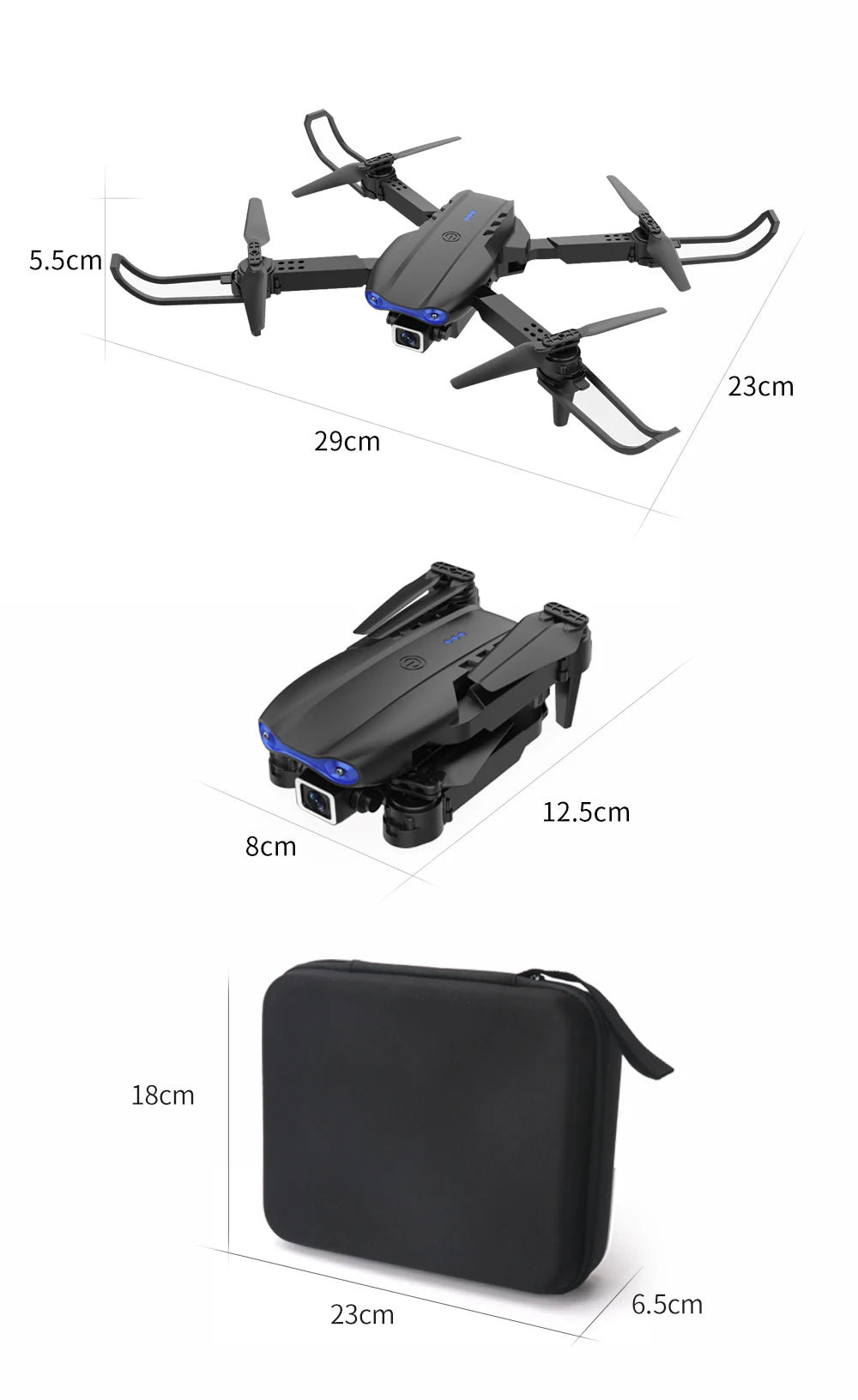 Factory-Warehouse K3 Mini RC Drone with Dual Camera WIFI Quadcopter Versatile Dron Compared to E99 E58 E88-Wholesale Price