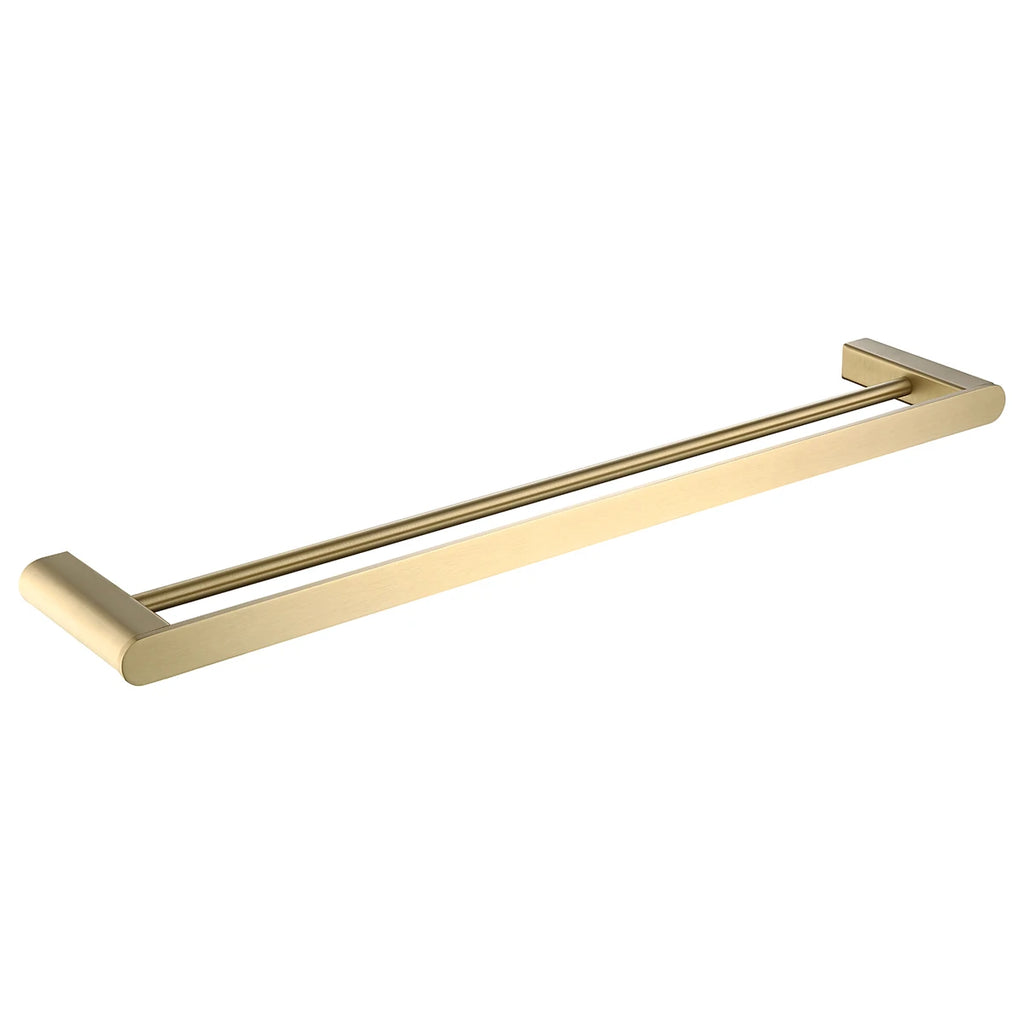 Luxury Wall Mounted Brushed Gold Bathroom Accessories Set Stainless Steel Towel Bar Set Hardware Accessories