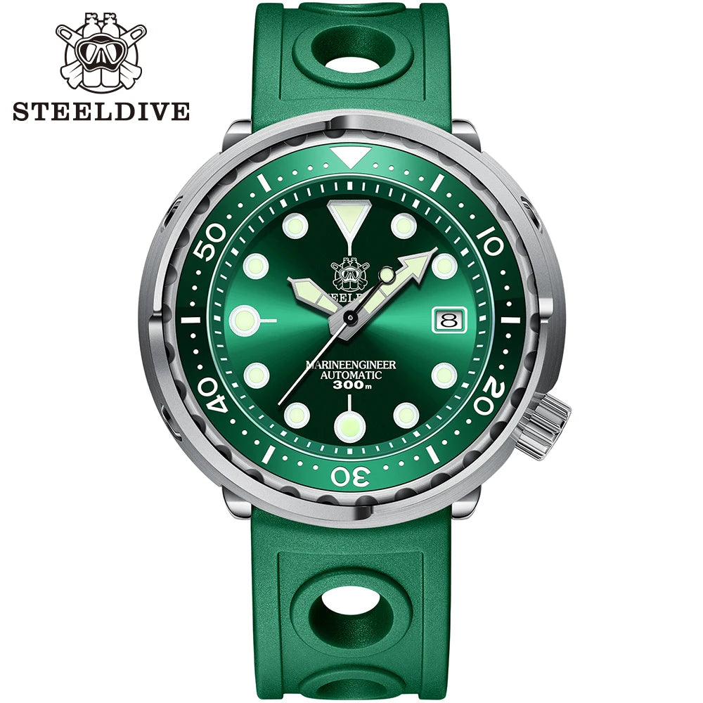 Blue Dial SD1975 Stainless Steel 30ATM Waterproof High Quality Japan NH35 Mechanical Ceramic Bezel Dver Watches for Men