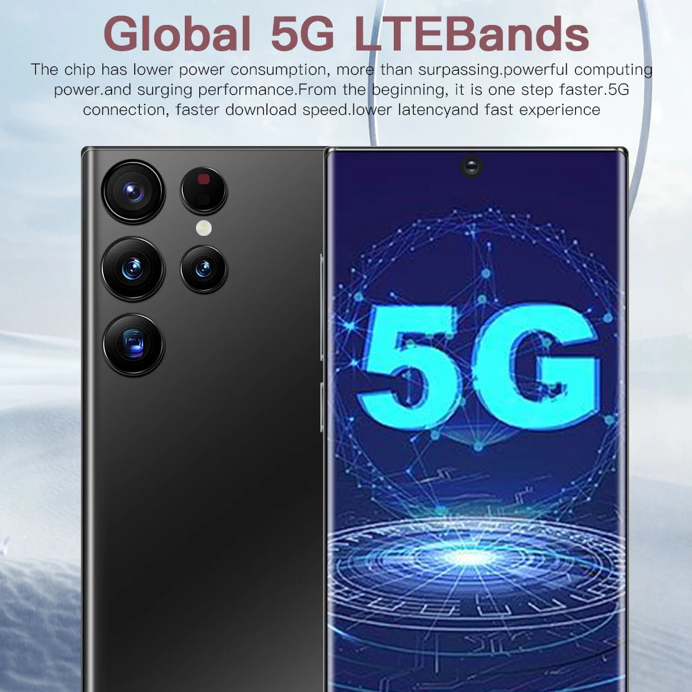 2023 Note 20 Ultra New 7.3inch Smartphone 4g 5g Unlocked Android Mobile Original Cellphone Cell Smart Phone