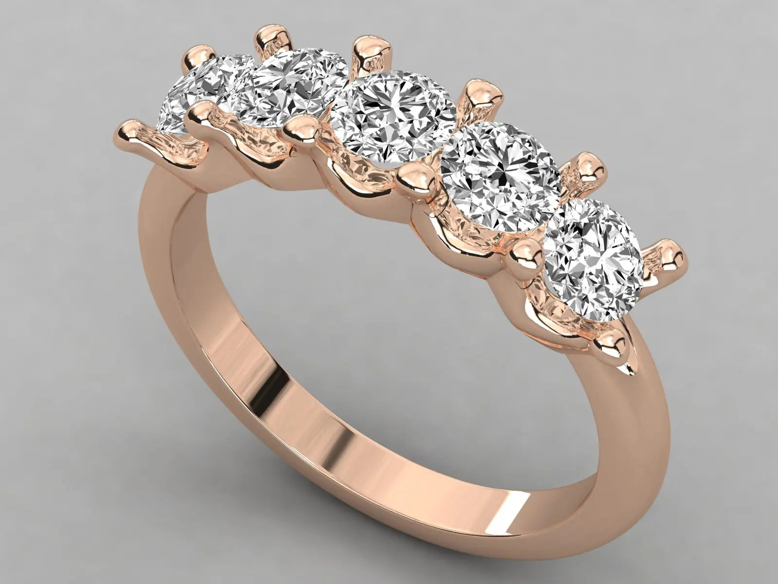 Super Selling High Quality Natural Stone Certified Solitaire Diamond Ring Trendy Third Party Certified Women's Wedding KRISHNAM