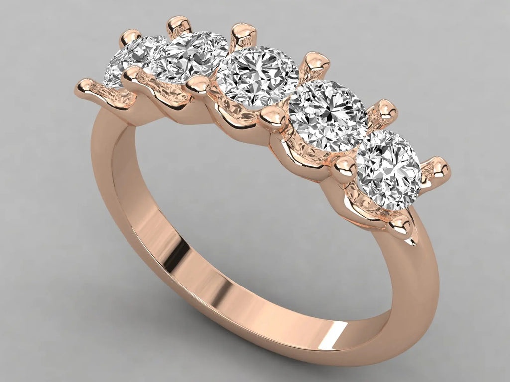 Super Selling High Quality Natural Stone Certified Solitaire Diamond Ring Trendy Third Party Certified Women's Wedding KRISHNAM