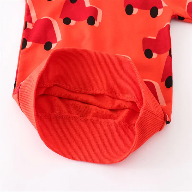 Jumping Meters New Arrival Rockets Print Autumn Winter Kids Clothes Boys Sweatshirts Cotton Long Sleeve Tops Hoodies Shirts