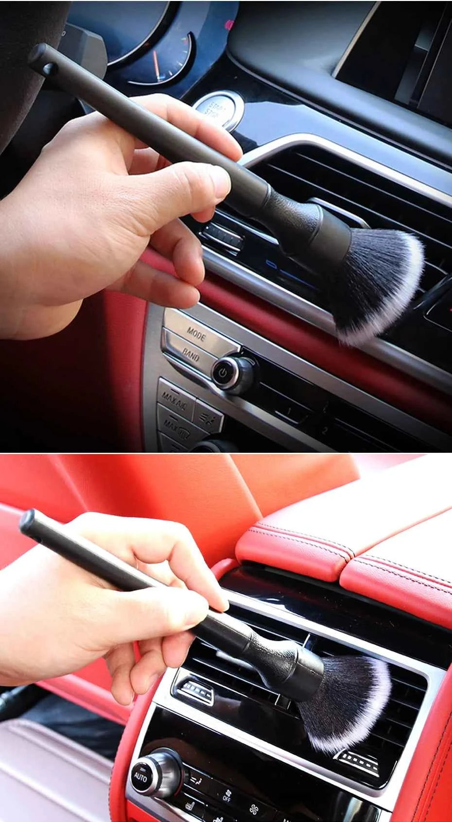 Car Wash Car Detailing Brush Car Dashboard Cleaning Tools Air Outlet Cleaning Brushes for Auto Interior Cleaning Accessories