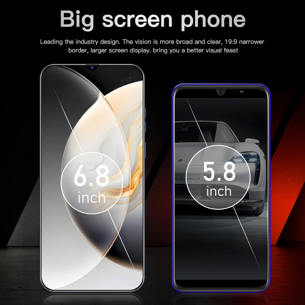 New C30 Pro 5G Smartphone Original 6.8-Inch Android 14 Phone 16GB 1TB Storage 72MP+108MP Camon 30 Pro 6800mAh Battery