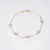 Luxury 14K Gold Lab Diamond Beaded Bracelet Trendy Customized Fashion for Men and Women