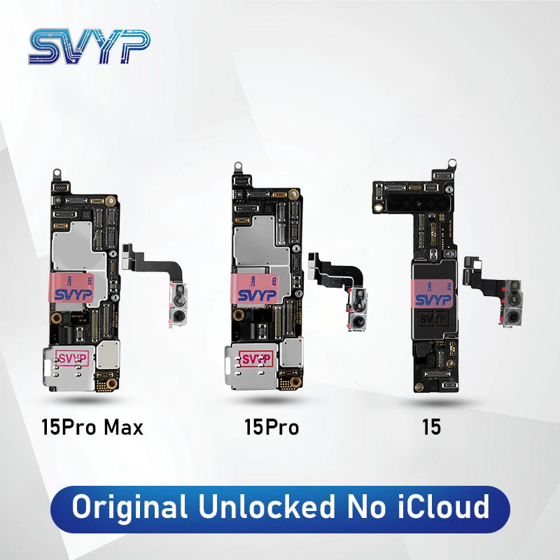 Wholesale Original Unlocked Mobile Phone Motherboard Logic Board 128gb 256gb for iPhone 15 Pro Max Motherboard With Face Id