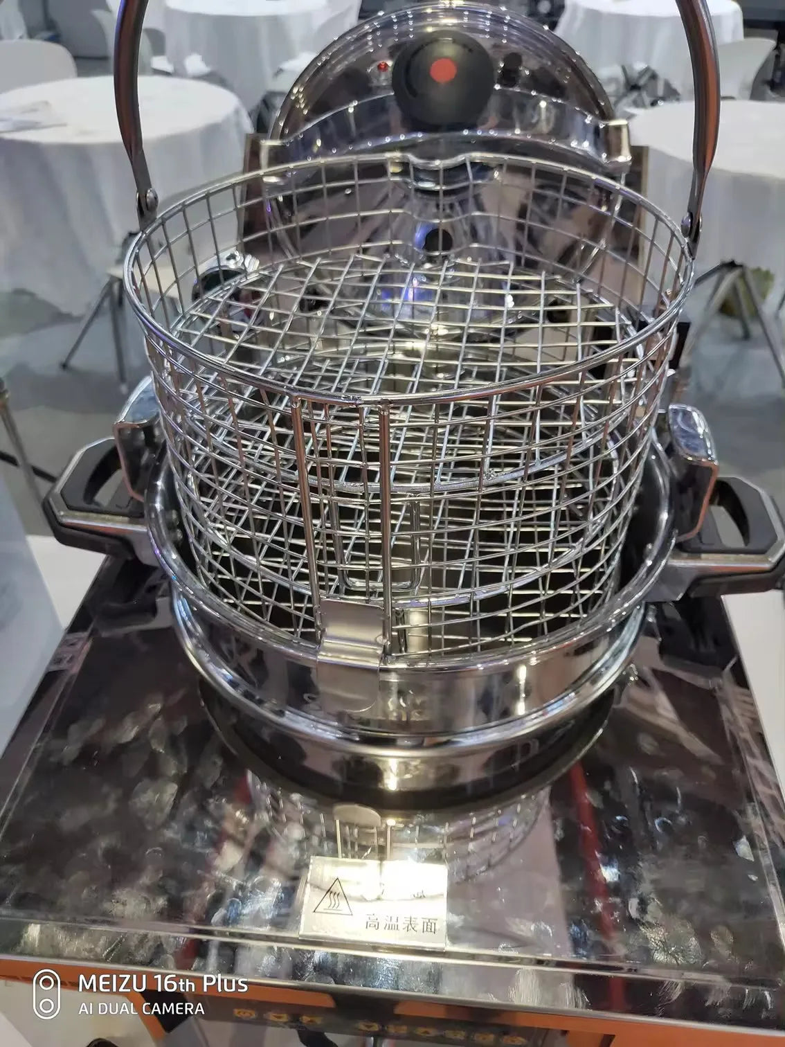 MDXZ-22 Chicken Table Top Oil 12.5l Pressure Open Fryer Fried Chicken Fryer