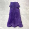 Women Real Fox Fur Bolero Jacket Unique Natural Fur Coat Two Fox Fur Sleeves