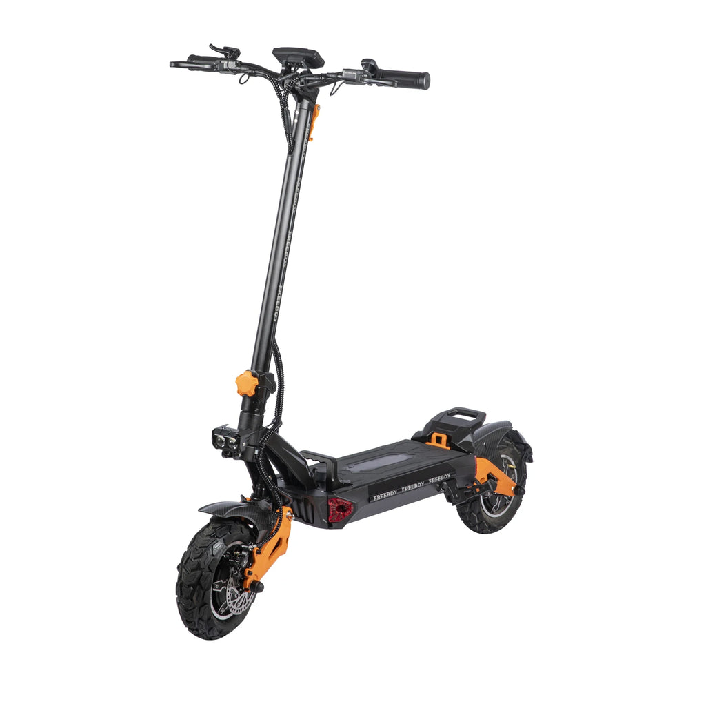 Free Shipping US CA 11" Off-Road Electric Scooter with 3000W*2 Motors H9 Lithium Battery 80km/h High Speed 150kg Load E Scooter