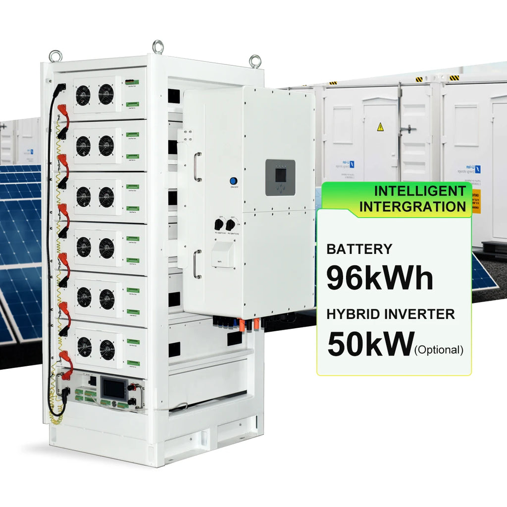 OEM HV LIfePO4 Lithium Battery 614V 314Ah 280Ah ESS Industry Commercial 193Kwh 172Kwh with Inverter 25Kw 30Kw 50Kw All-In-One