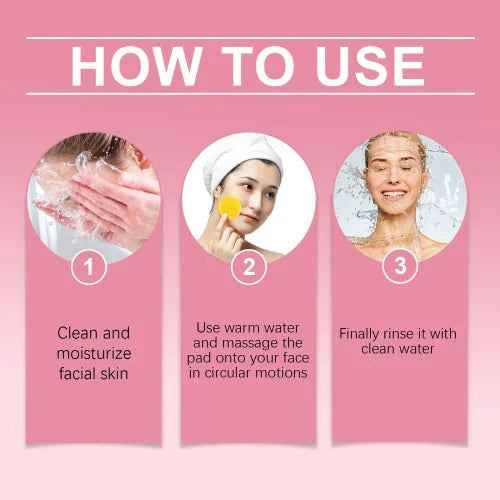Jaysuing Turmeric Tablet  Gently Clean Facial Pores Moisturizing And Brightening Kojic Acid Cotton