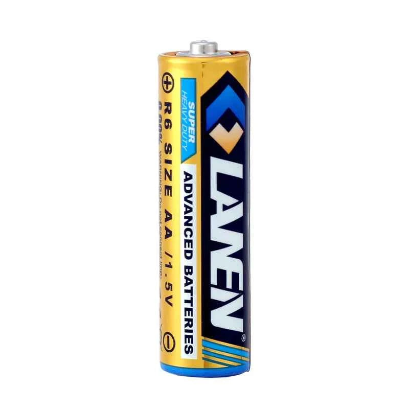 13PCS Card Pack AA R6 Size Carbon Zinc Batteries - Bulk Wholesale with Long Shelf Life/OEM Service