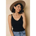 TD Kiara Ladies' Breathable Summer Crop Top Basic Loose Tank with Strapless Collar Customizable Logo Knitted Gym Sport