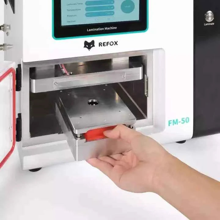 REFOX FM-50 12.9 Inch OCA Laminator Debubbler With Bubble Removal for Phone Curved / Flat Tablet Screen Refurbish Repair Tools