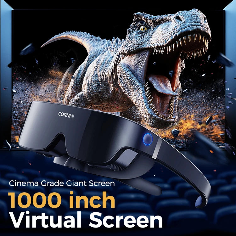 CORNMI Immersive 3D MR Hardware Virtual Reality Smart Glasses Head Mounted Display for Private Cinema & Gaming Stock Available