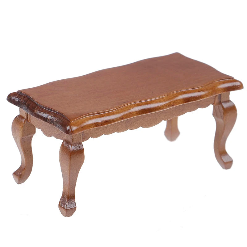 Dollhouse Miniature Furniture  Teatable Coffee Table Doll House Decor Dolls Simulation Home Toy Kid Gift