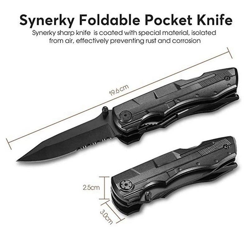 Multi-functional outdoor folding knife, with folding wrench sawtooth channel, etc., survival knife in the wild
