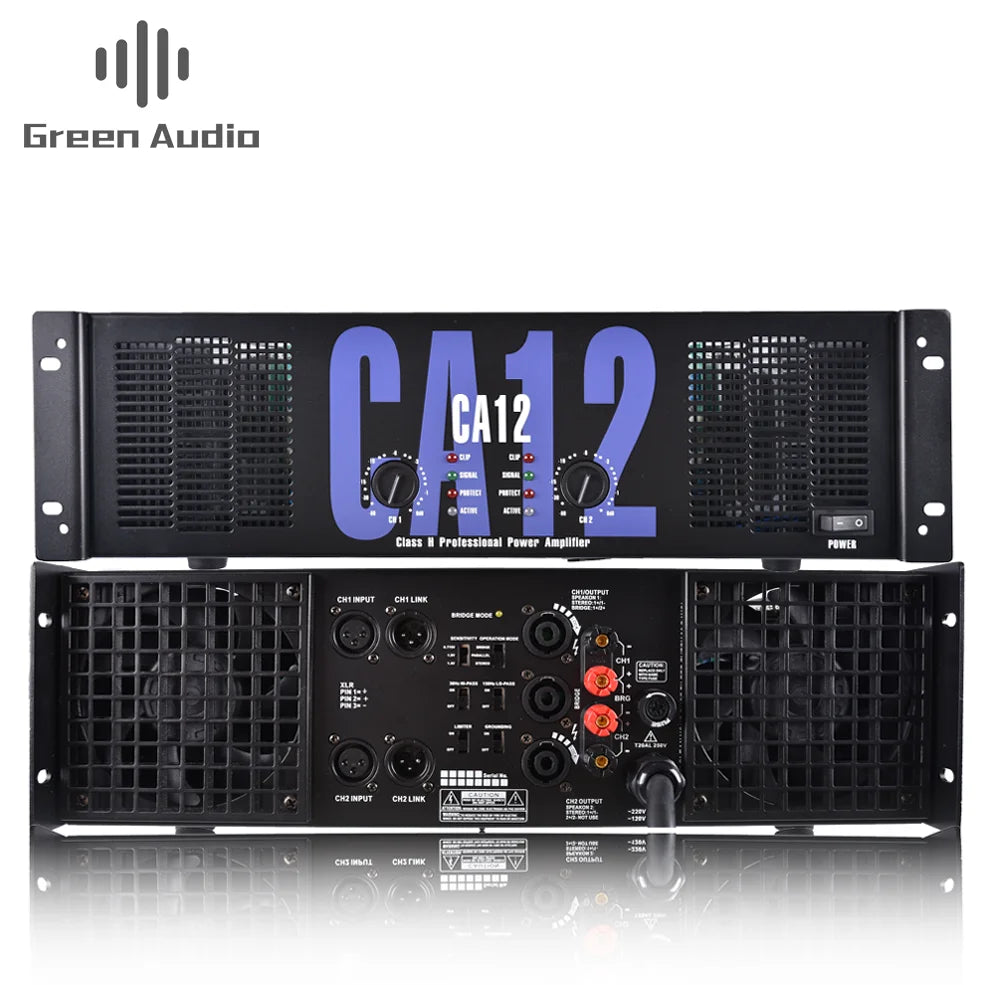 GAP-CA2 CA12 CA18 CA20 CA30 CA50 CA68 CA100 Professional Mixer Amplifier 275/1800 Watt 2 Channel Audio High Power Amplifier