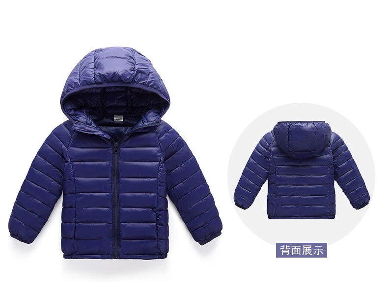 2-12 Years Autumn Winter Kids Down Jackets For Girls Children Clothes Warm Down Coats For Boys Toddler Girls Outerwear Clothes