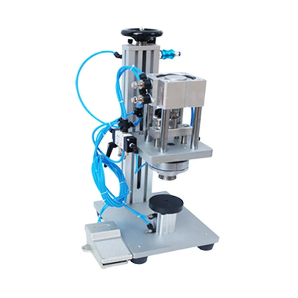 Good Selling Semi Automatic Packaging Spray Perfume Bottle Sealing Capping Crimping Machine