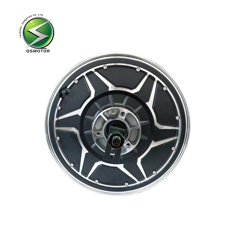 QSMOTOR High-Performance 12 Inch V5 20000WP Brushless DC Motor Permanent Magnet Construction for Electric Motorcycles