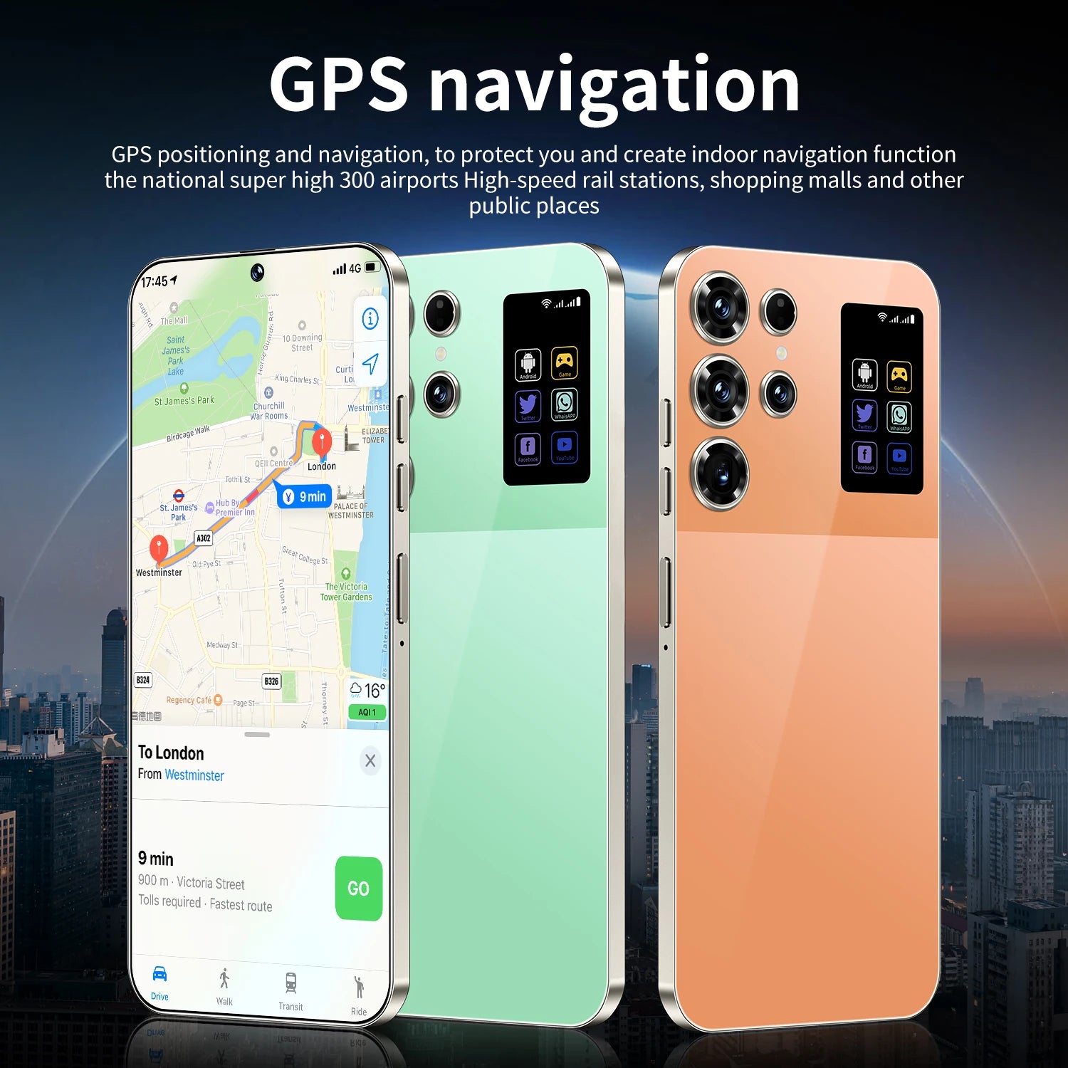Original S26 Ultra 7.3 Inch Smartphone 16GB+1TB Unlocked Dual Card 5G Android 14 Decacore HD Dual SIM Mobile Phone for Gaming