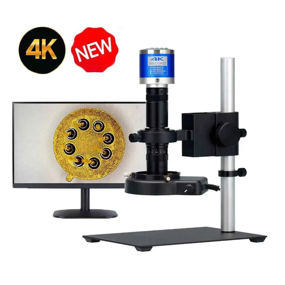4K HD Video Microscope Camera LED Light Static and Dynamic Comparison Image for Image Acquisition Phone PCB Repair Welding