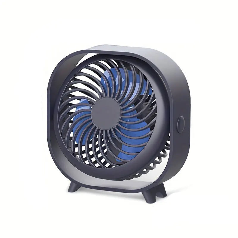 New Desktop Small Fan Rechargeable USA Stock Free Shipping Desktop Fan Portable Office Dormitory Home Sports Car Mini Fan