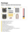 Hot SpeedyBee F405 V3 F4 Stack Flight Controller 30x30 4in1 50A ESC Wireless Betaflight Blackbox Barometer for Fpv Racing Drone
