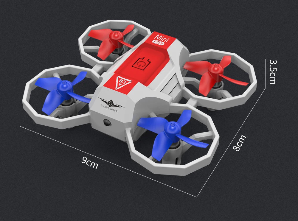KF601 Pocket Rc Drones Protective Design Cool Colorful Light Drone for Kids Beginner Education Drone Toys