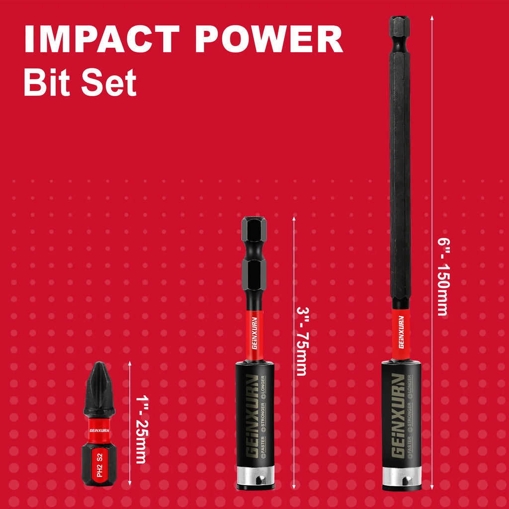 High-Torque 60mm/75mm Double-Lock Drill Screwdriver Holder Home Industry Furniture OEM Customizable Stocked USA Warehouse