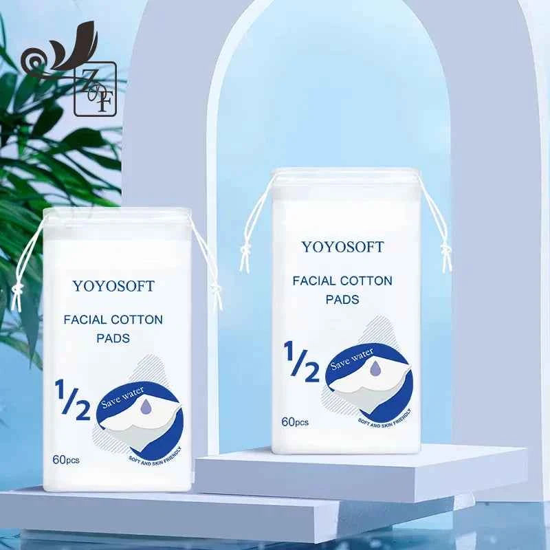 OEM ODM Customization Available Disposable Water Saving Cotton Pads Skin Friendly Facial Cotton Pads