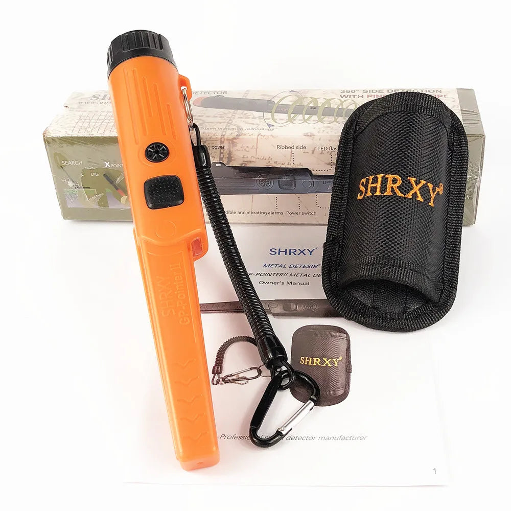 Waterproof Handheld Metal Detector Pinpointer With Holster