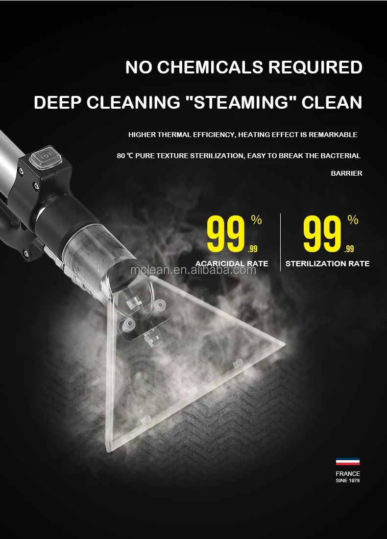CP-9S PLUS Strong Suction Carpet Cleaner Wet and Dry Carpet Vacuum Heated Steam Carpet Extractor