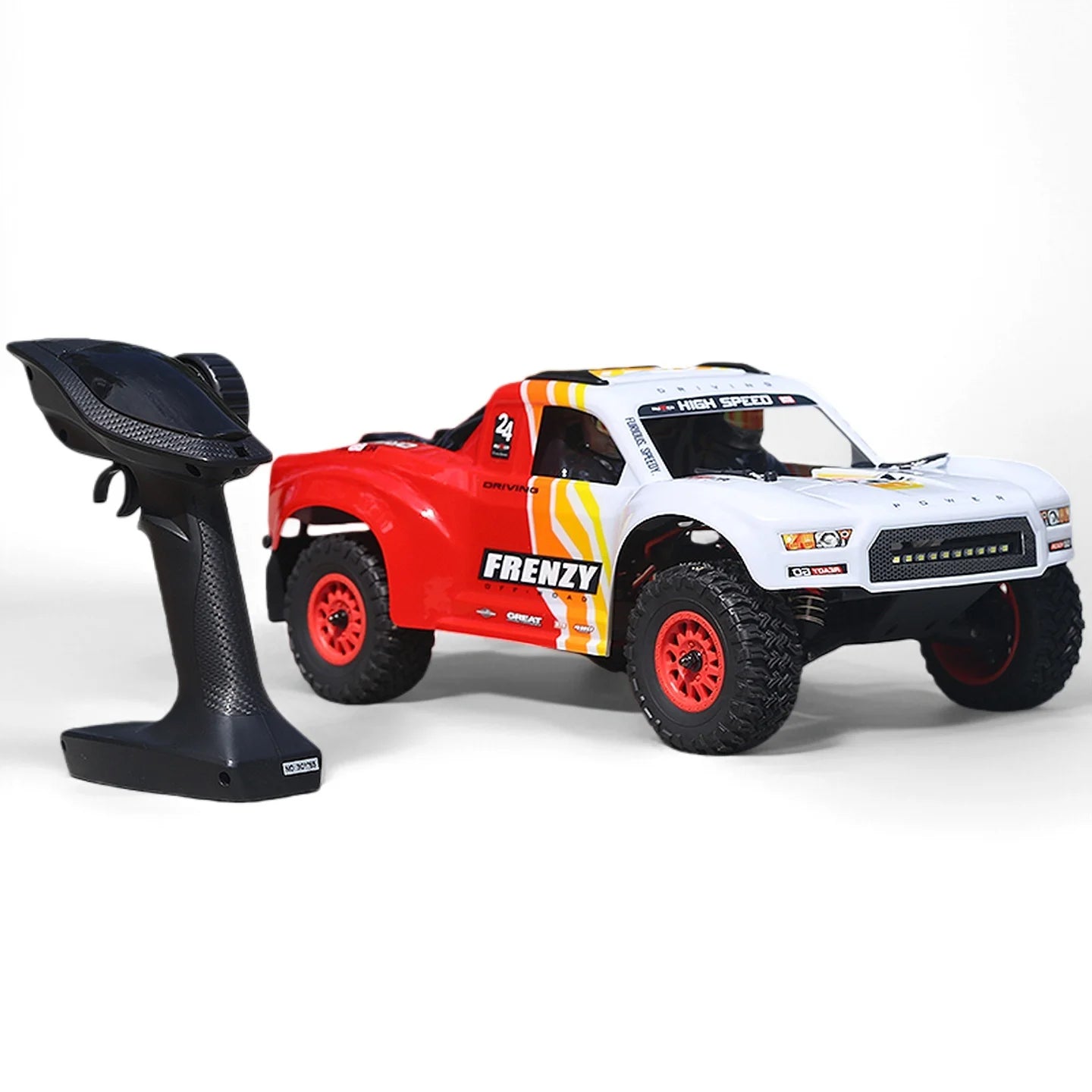 70KM/H HOSHI N517B Frenzy 1/12 Brushless Full Scale 4WD High Speed Rc Car 4x4 Off-road Truck Remote Control Toys 2XBattery