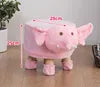 Fashionable Cartoon Shaped Baby Kids Soft Wooden Home Stools