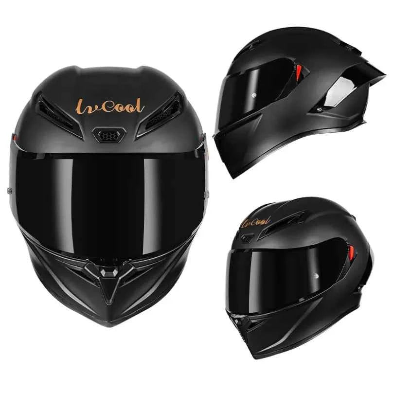 Cheaper Dual Visor Helmet Motorcycle Four Seasons Universal Safety Full Face ABS Crash  DOT Certified  Motocross Helmet