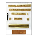 High Quality Die Casting Metal Moulds High Performance with Different Shape Stamp Letter Embossing Plates