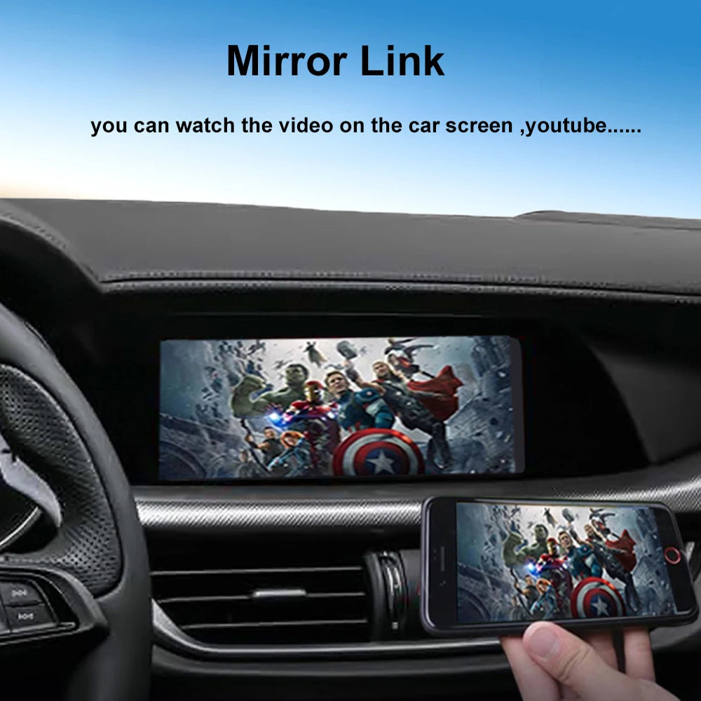 Dckloer Wireless CarPlay and Android Auto for Rolls-Royce Ghost EVO 2019-2022 10.25" Screen Plug and Play Retrofit Kit