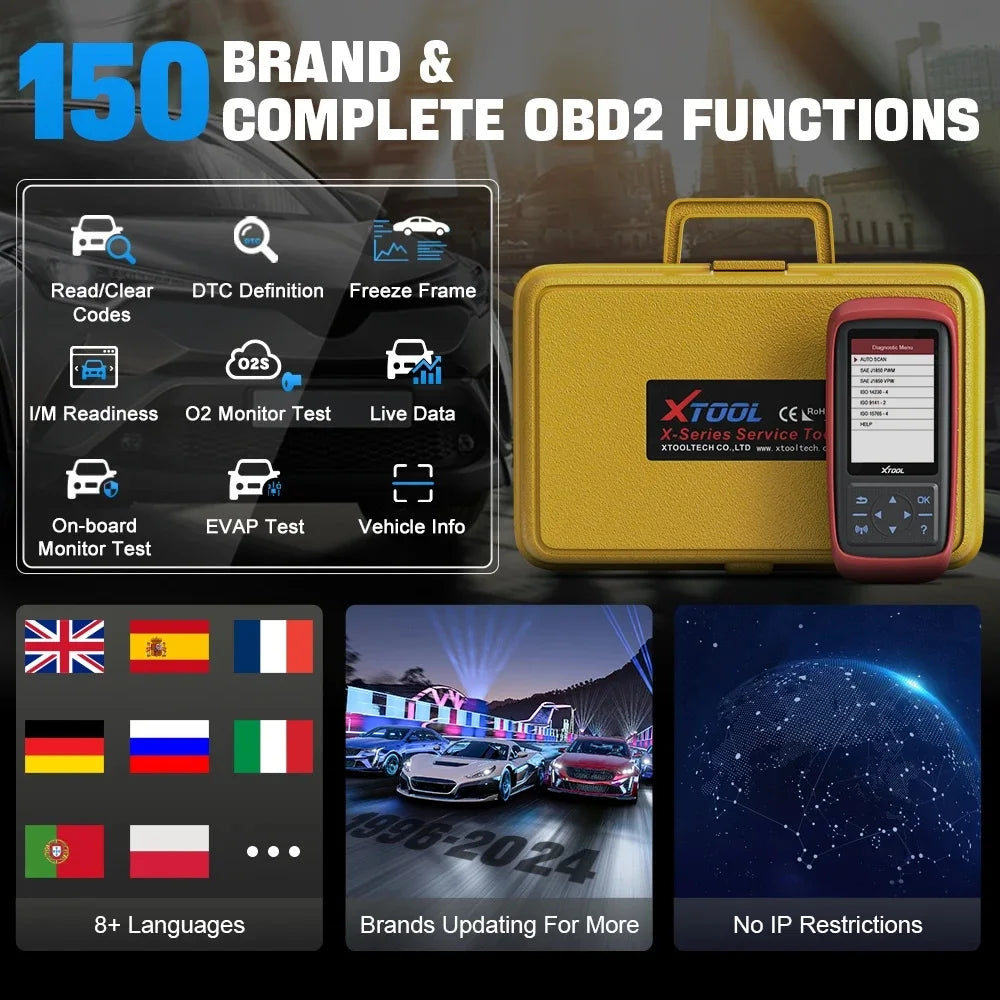USA Warehouse X100 PRO2 XTOOL Obd2 Scanner Key Programmer Machine for Programming Car Keys 2026 New Factory Price
