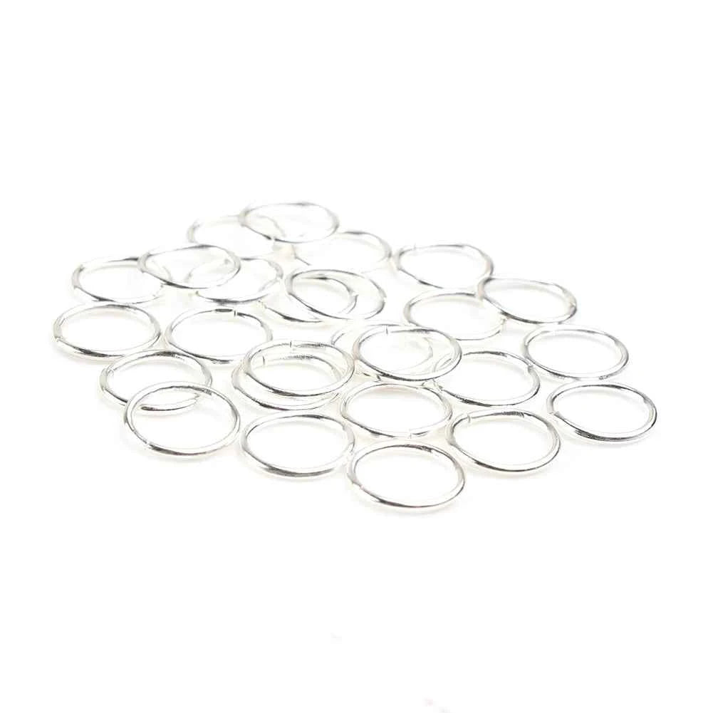 3-12mm Gold Silver Color Loops Open Jump Rings Metal Split Rings Connectors For Diy Jewelry Finding Making Accessories Supplies