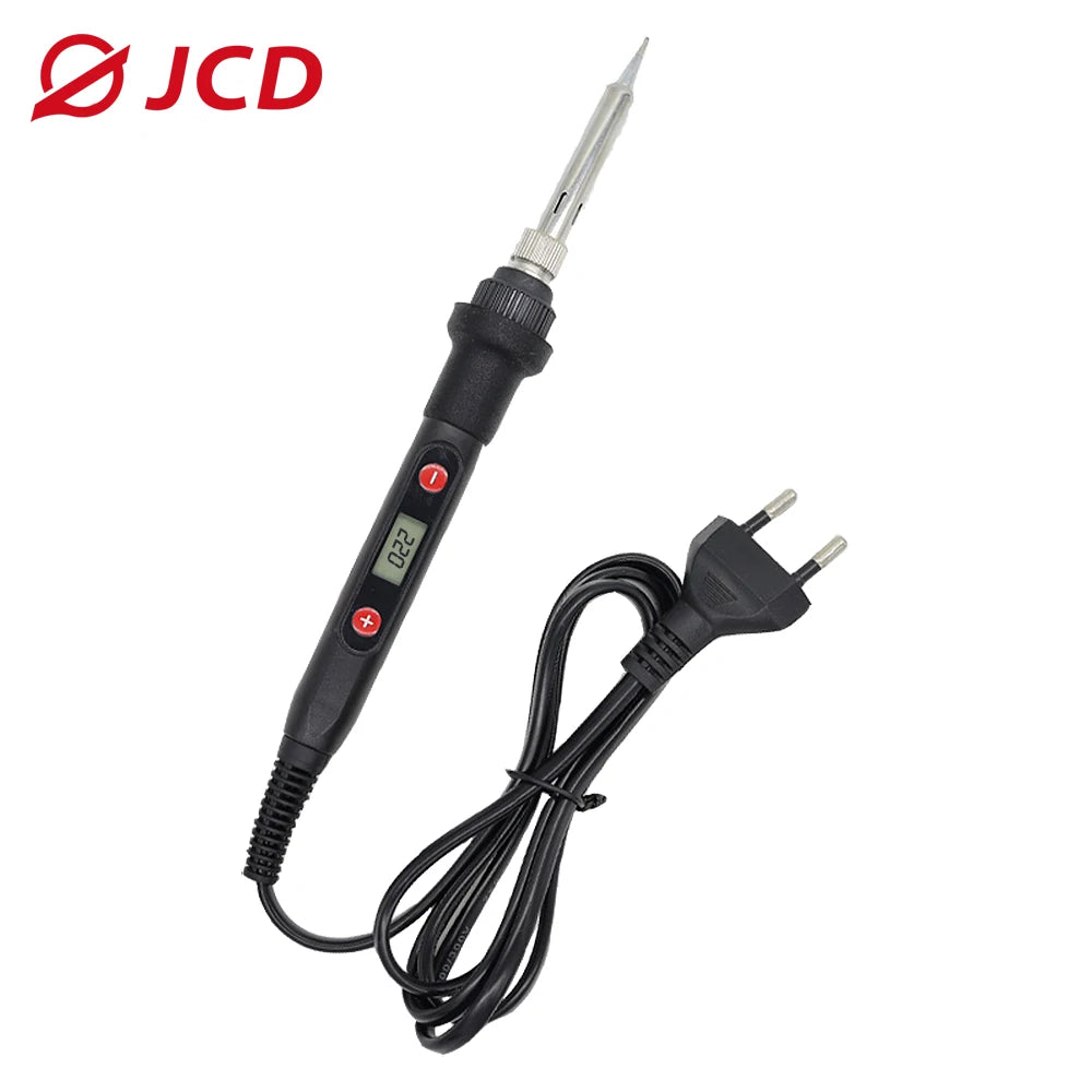 JCD Electric Soldering iron 80W 220V LCD Digital Display Adjustable temperature multimeter soldering iron kit Welding solder908S