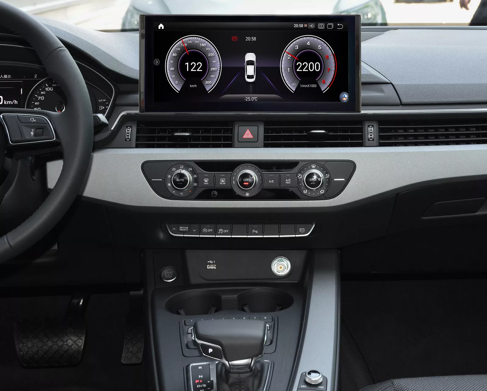 12.3inch 8core 4g+64g Android13 Multimedia System Car Video Radio Gps Navigation For Audi A4 A4L B9 2017-2019 WIFI CARPIAY