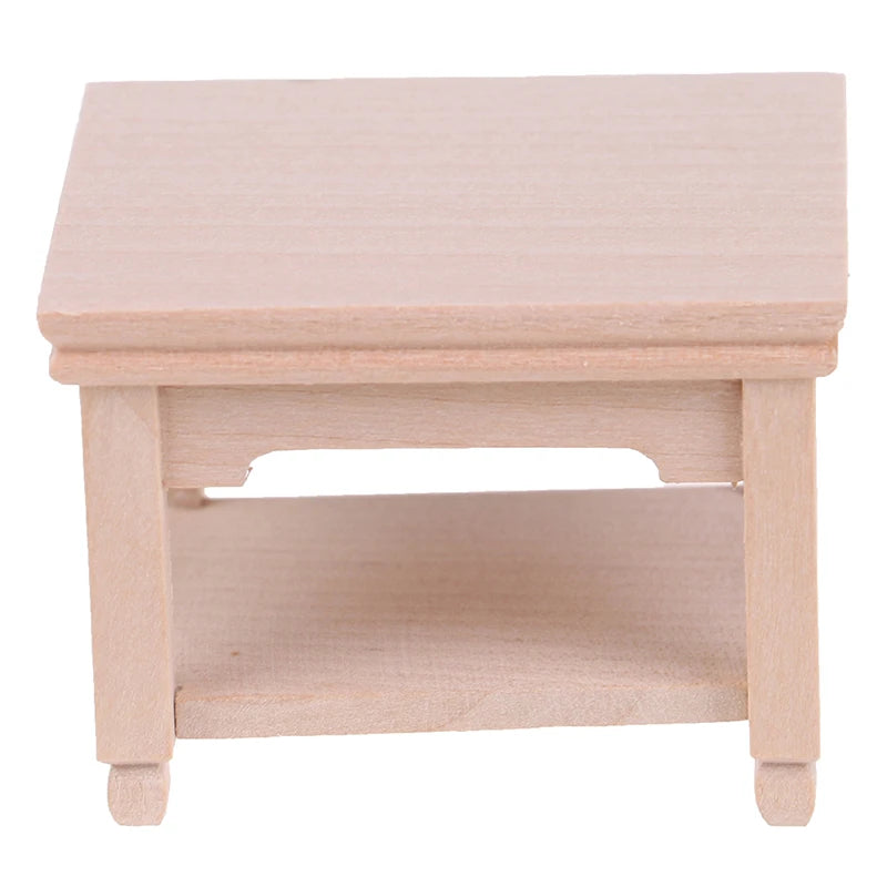 Dollhouse Miniature Furniture  Teatable Coffee Table Doll House Decor Dolls Simulation Home Toy Kid Gift
