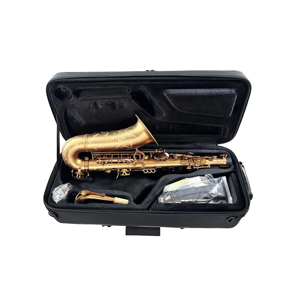 SEASOUND OEM Professional Eb Tone Coffee Matt Alto Saxophone JYAS102CFMT Woodwind Instrument